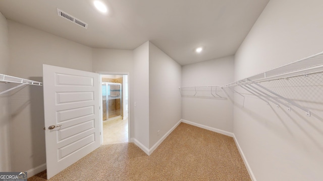 458 Southern Oaks Dr, Macon, GA 31216 - walk in closet with light colored carpet