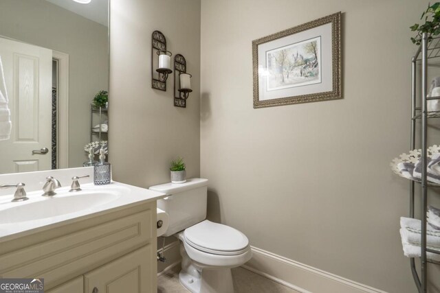1421 Jack Malcom Rd, Madison, GA 30650 - bathroom featuring vanity and tile patterned floors