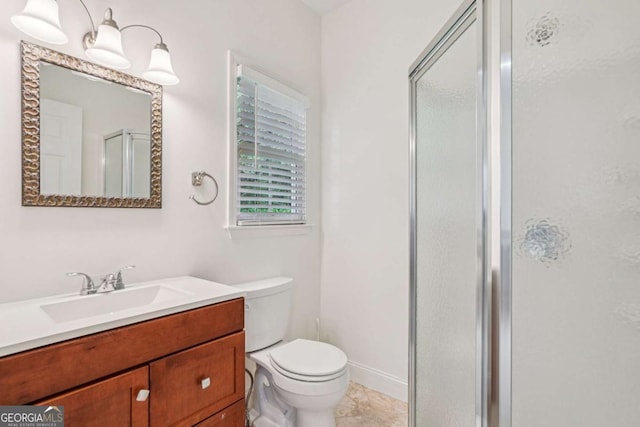 1501 Memory Ln SE, Smyrna, GA 30080 - bathroom featuring a shower stall and vanity
