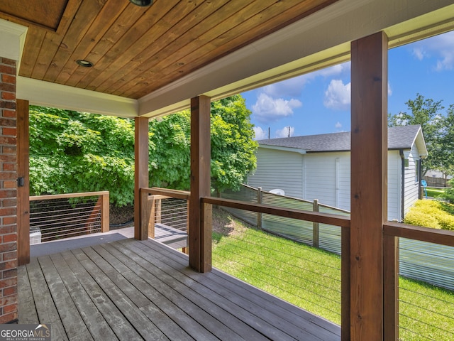 210 Roberts Point Rd, Jackson, GA 30233 - view of wooden deck