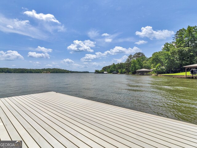 210 Roberts Point Rd, Jackson, GA 30233 - dock area featuring a water view