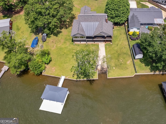 210 Roberts Point Rd, Jackson, GA 30233 - view from above of property featuring a nearby body of water