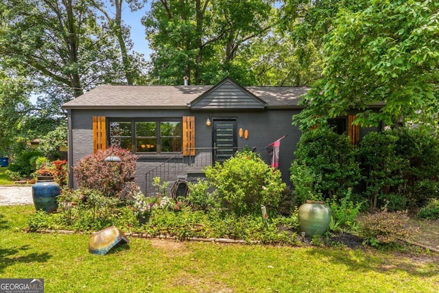 2468 Fallview Ter, Atlanta, GA 30344 - view of front of house with a front lawn
