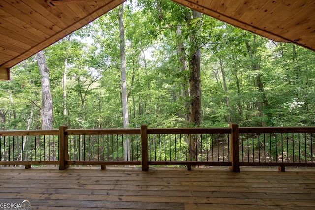 155 Stonecrest Ln, Murphy, NC 28906 - deck featuring a view of trees