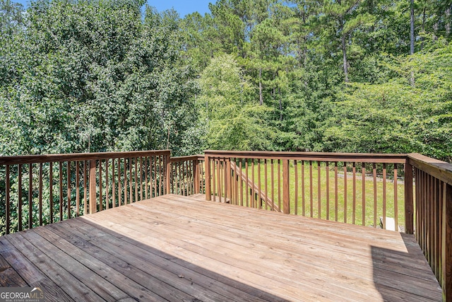 40 Browning Dr, Covington, GA 30016 - wooden deck with a yard