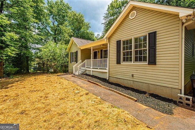 118 High Ridge Ln, Dahlonega, GA 30533 - view of property exterior with a porch