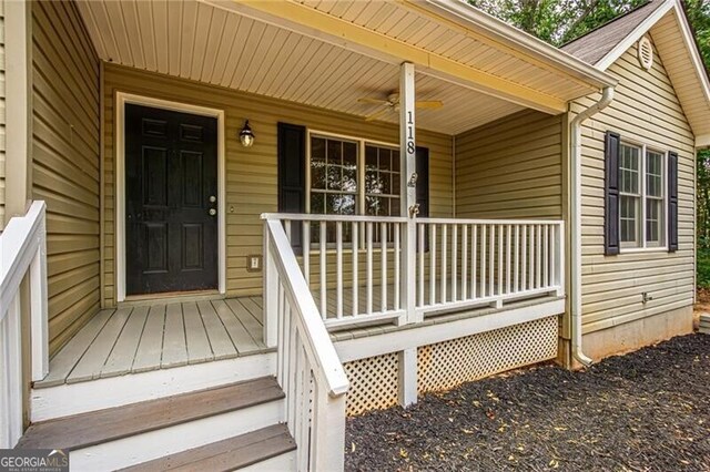 118 High Ridge Ln, Dahlonega, GA 30533 - doorway to property with covered porch