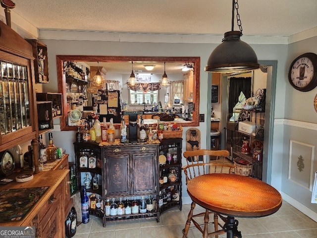 115 Settlers Trl, Warner Robins, GA 31088 - indoor dry bar with light tile patterned floors