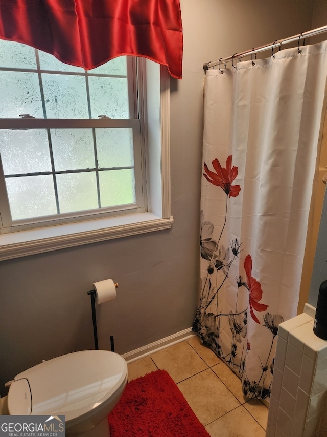 115 Settlers Trl, Warner Robins, GA 31088 - full bathroom with tile patterned flooring and a shower with shower curtain