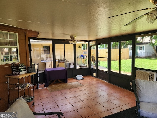 115 Settlers Trl, Warner Robins, GA 31088 - sunroom with ceiling fan