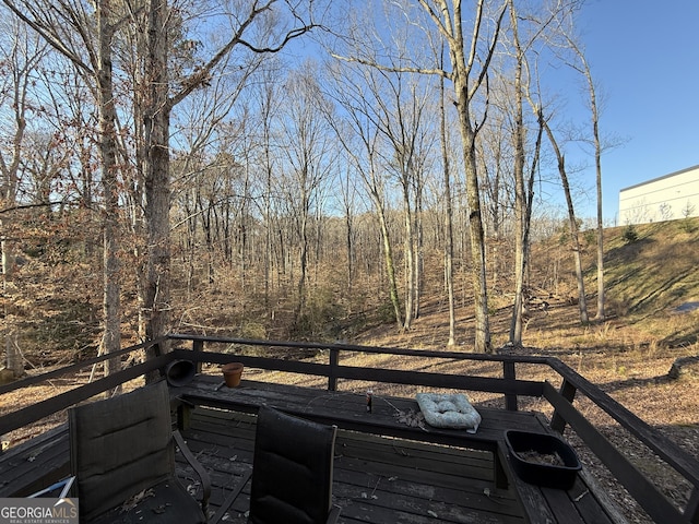 3415 Spring Valley Blvd, South Fulton, GA 30349 - view of wooden deck