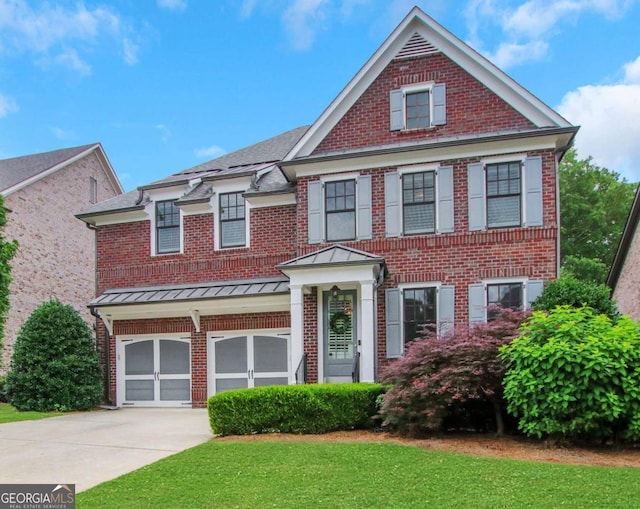 3467 Brookleigh Ln NE, Atlanta, GA 30319 - view of front of property with brick siding, an attached garage, and driveway