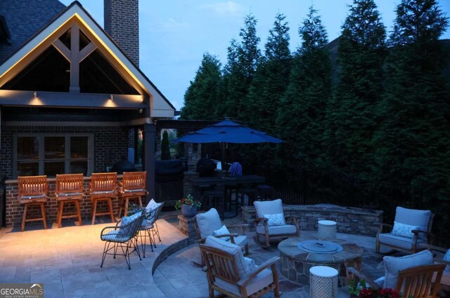 120 Slate Dr, Buford, GA 30518 - view of patio / terrace