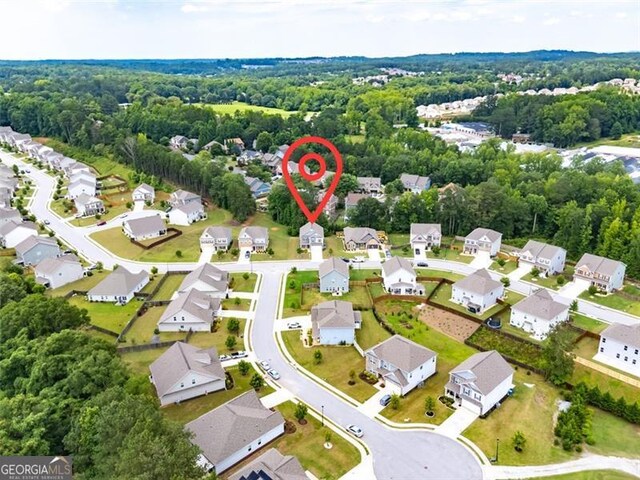 3390 Meadow Grass Dr, Dacula, GA 30019 - aerial perspective of suburban area