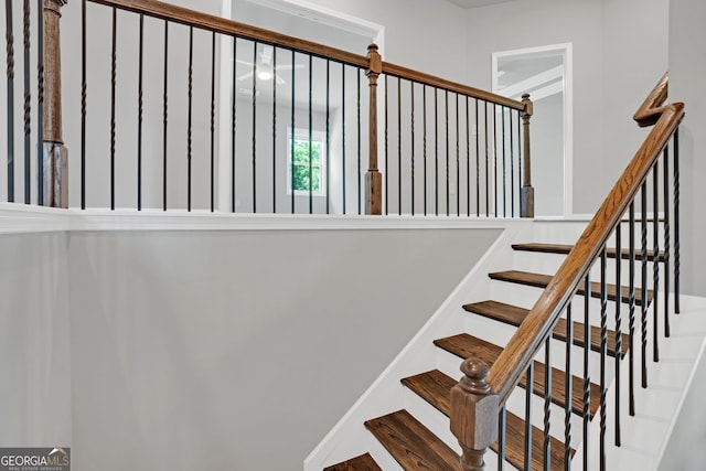 7043 Lancaster Xing, Flowery Branch, GA 30542 - view of stairway