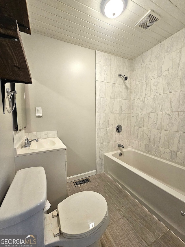 1341 SE Joyner Ave SE, Marietta, GA 30060 - bathroom with toilet and bathing tub / shower combination