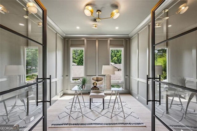 1312 Becket Dr NE, Brookhaven, GA 30319 - sunroom with french doors