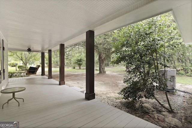 684 Frances Ln, Brooklet, GA 30415 - view of wooden porch