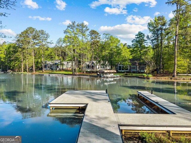 1281 Snug Harbor Dr, Greensboro, GA 30642 - dock area with a water view