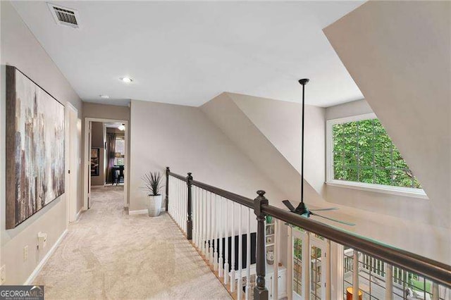 501 Avery Creek Pointe, Woodstock, GA 30188 - hallway with carpet and recessed lighting