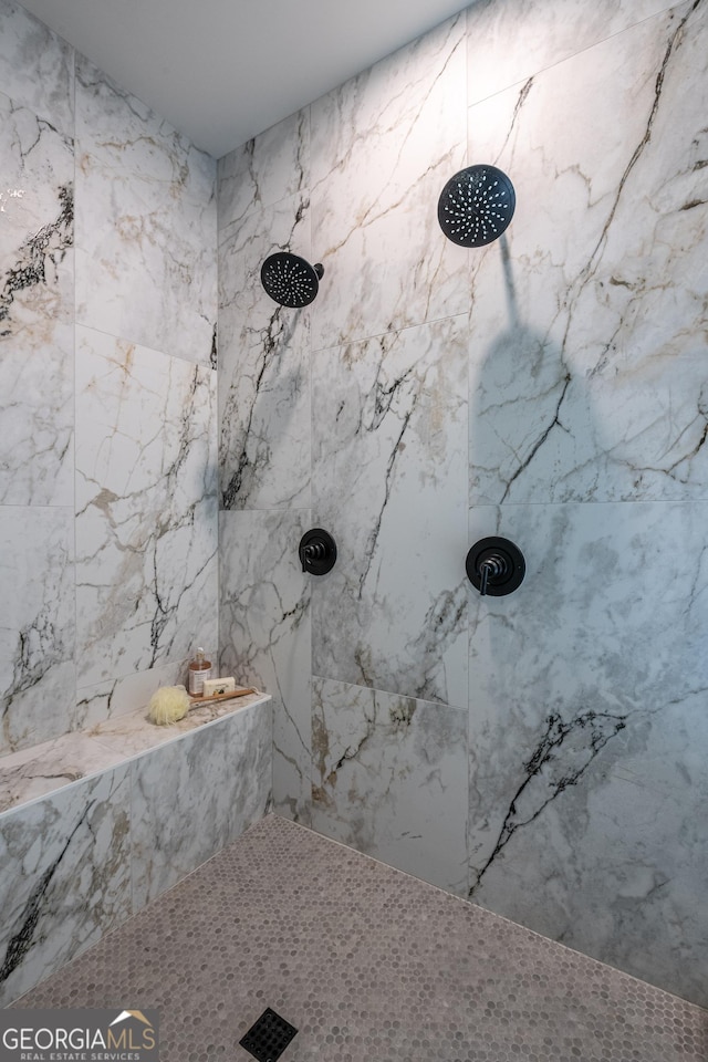 2164 James Aly, Atlanta, GA 30345 - bathroom featuring a tile shower