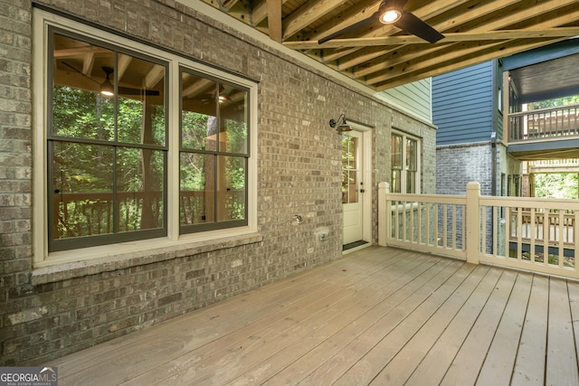 2164 James Aly, Atlanta, GA 30345 - view of wooden deck