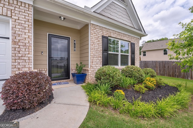 410 Meadowbend Cir, Athens, GA 30606 - property entrance featuring brick siding