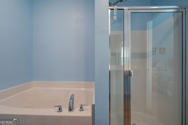 410 Meadowbend Cir, Athens, GA 30606 - bathroom with a shower stall and a bath