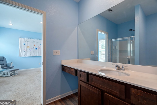 410 Meadowbend Cir, Athens, GA 30606 - full bath featuring a shower stall and vanity