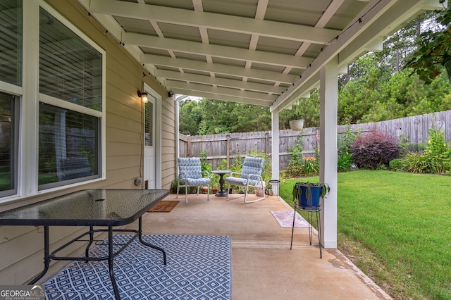 410 Meadowbend Cir, Athens, GA 30606 - fenced backyard with a patio