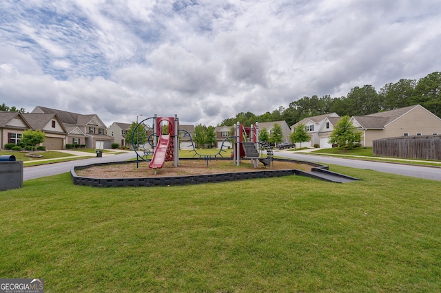 410 Meadowbend Cir, Athens, GA 30606 - community play area featuring a residential view