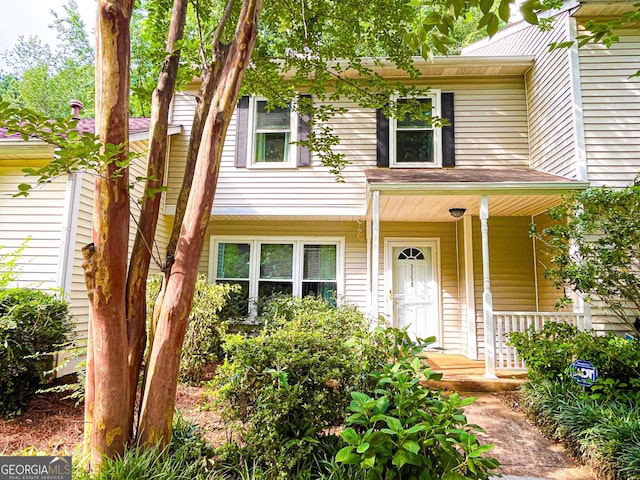 3150 Stratford Green Pl, Avondale Estates, GA 30002 - view of front of house with a porch