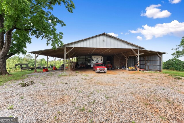 429 Hubert Harris Rd, Cornelia, GA 30531 - view of car parking with an outbuilding and a detached carport