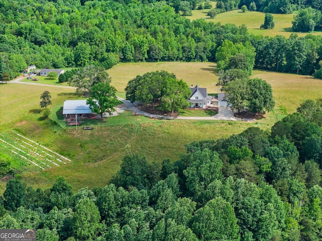 429 Hubert Harris Rd, Cornelia, GA 30531 - aerial overview of property's location featuring rural landscape and a heavily wooded area