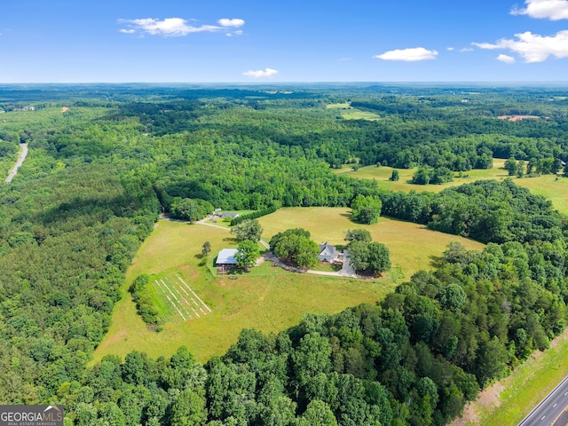 429 Hubert Harris Rd, Cornelia, GA 30531 - aerial view of property and surrounding area featuring a forest and rural landscape