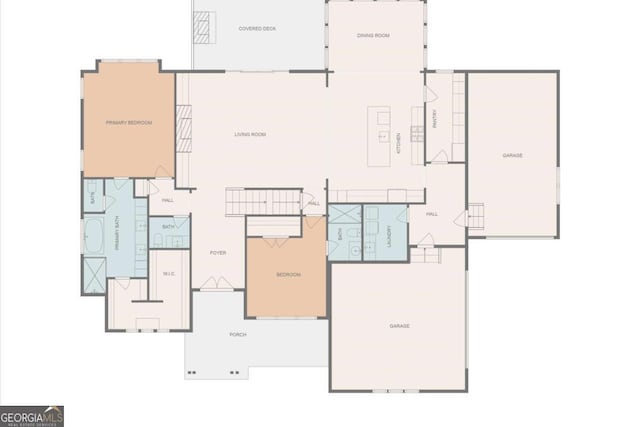6750 Pannell Rd, Buford, GA 30518 - view of home floor plan