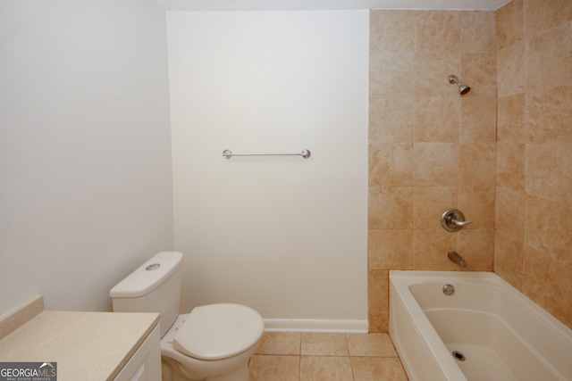 3101 Reeves St SE, Smyrna, GA 30080 - full bathroom featuring vanity, tile patterned flooring, and shower / bathtub combination