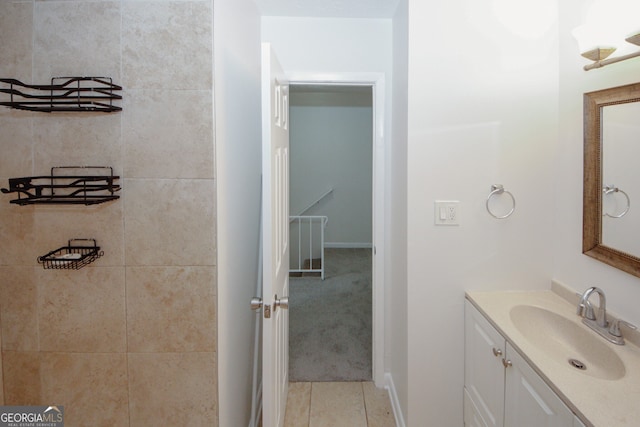 3101 Reeves St SE, Smyrna, GA 30080 - bathroom with vanity and tile patterned floors