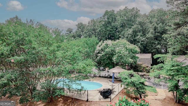 3101 Reeves St SE, Smyrna, GA 30080 - view of swimming pool featuring a patio