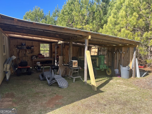 7191 Moontown Rd, Appling, GA 30802 - view of patio / terrace with an outbuilding