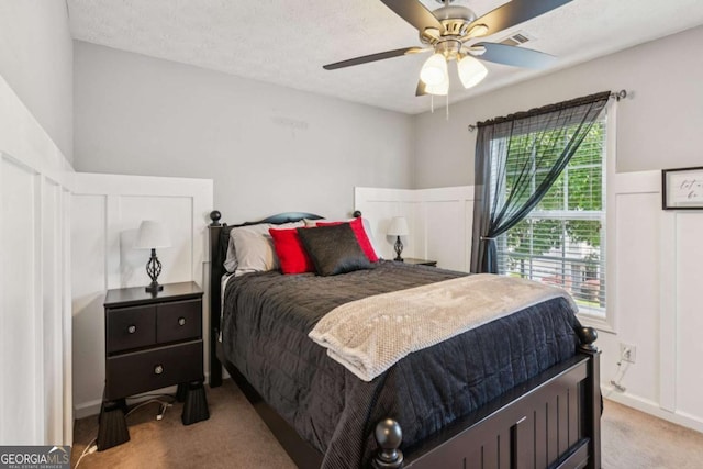 1714 Indian Way, Cumming, GA 30040 - carpeted bedroom with ceiling fan