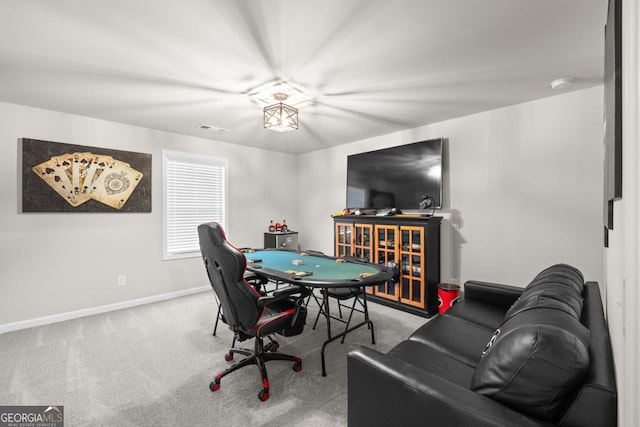 2046 Westbrook Rd, Commerce, GA 30530 - game room featuring baseboards and carpet floors