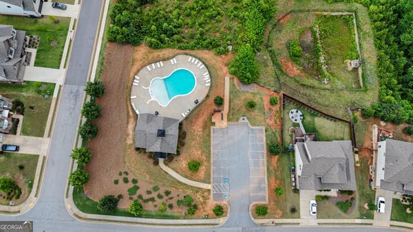 1494 Weeping Tree Cir, Hoschton, GA 30548 - view of property location with a pool