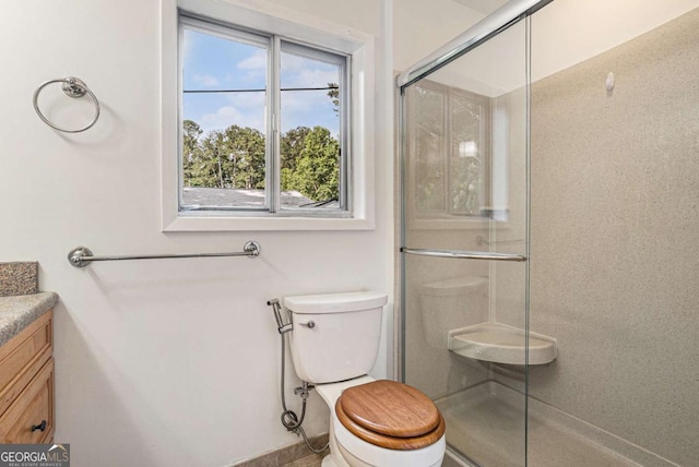 1260 Fork Creek Trl, Decatur, GA 30033 - full bath with a shower with door and vanity