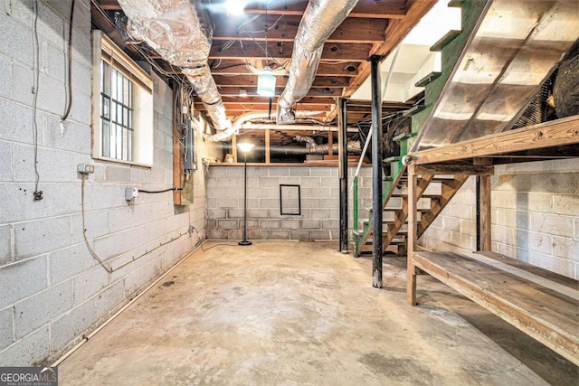 1260 Fork Creek Trl, Decatur, GA 30033 - below grade area with electric panel