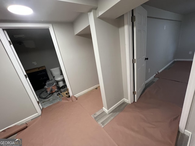 7128 Lady Heidi Ct, Jonesboro, GA 30236 - finished basement with baseboards and carpet