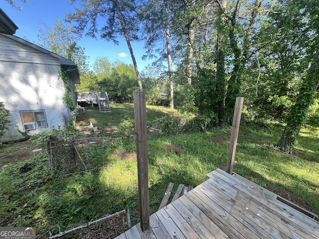 7128 Lady Heidi Ct, Jonesboro, GA 30236 - view of yard with a deck