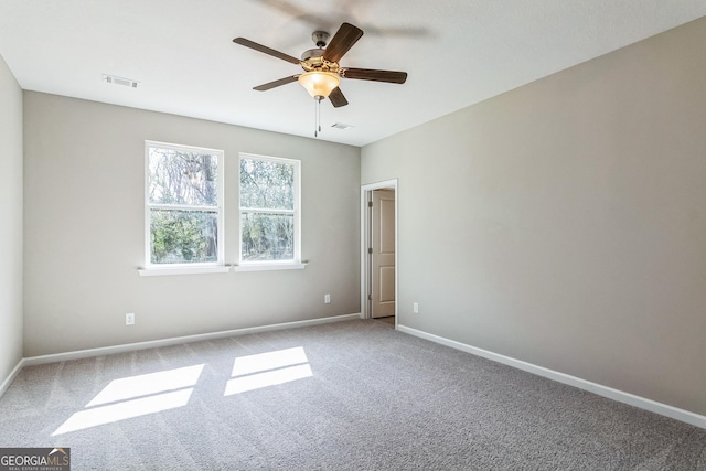 105 Ivy Glen Dr, Perry, GA 31069 - spare room featuring carpet flooring and ceiling fan