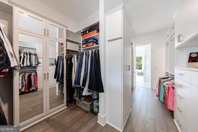15755 Burdette Ct, Milton, GA 30004 - spacious closet featuring wood finished floors