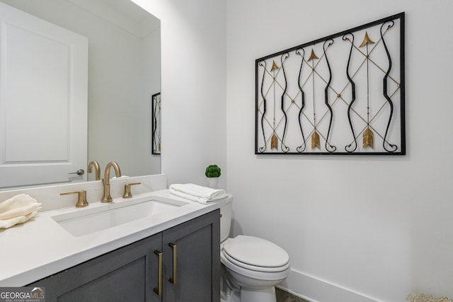 15755 Burdette Ct, Milton, GA 30004 - bathroom featuring toilet and vanity